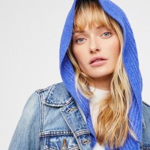 Free People hooded shawl